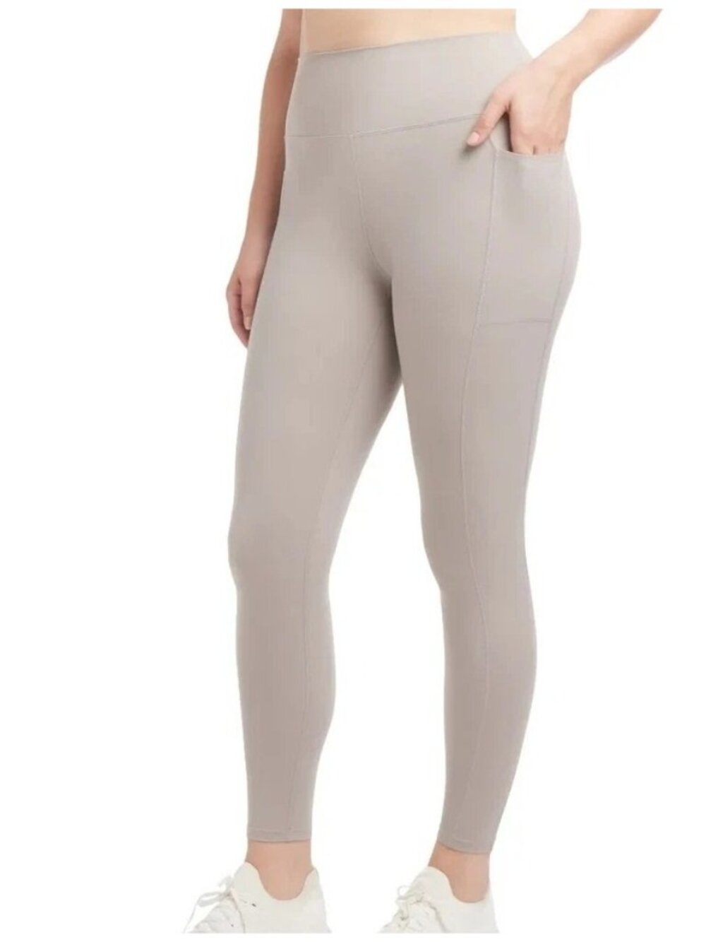 NWT Danskin Women's M Lightweight Tight Tan Leggings